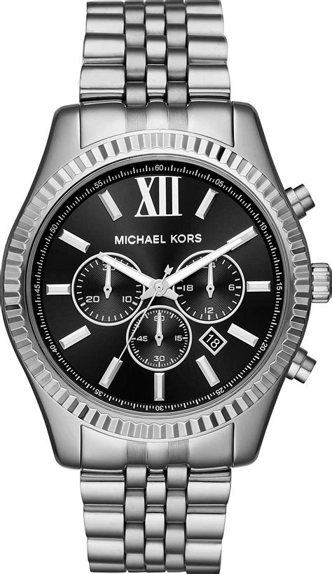 michael kors lexington silver|michael kors lexington smart watch.